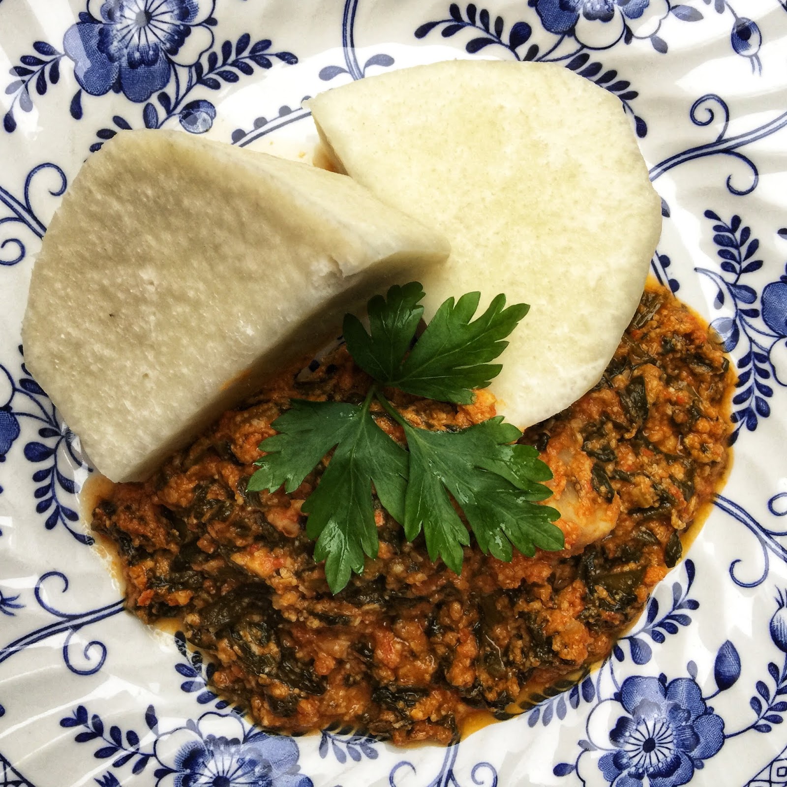 Pounded Yam e Egusi Soup