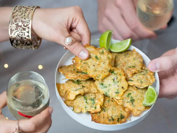 Whitebait fritters