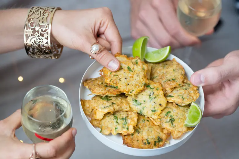 Whitebait fritters