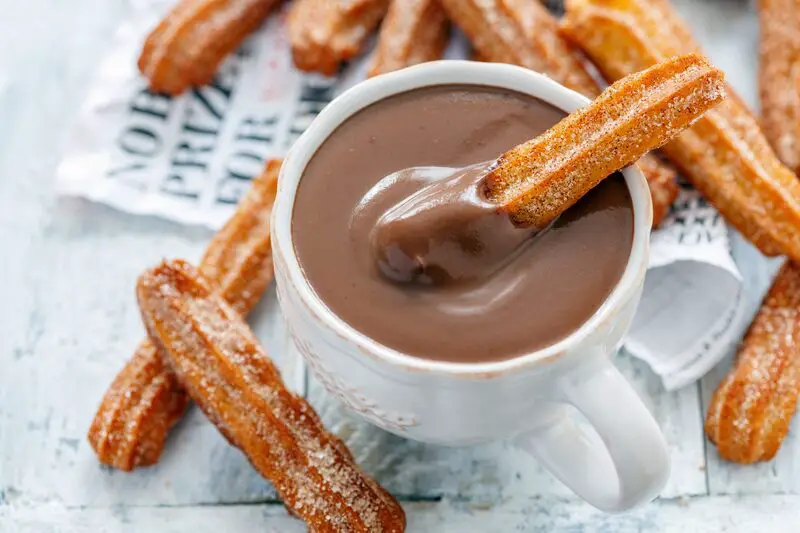 Churros con Chocolate