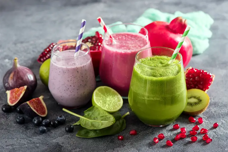 Smoothie de Frutas com Iogurte